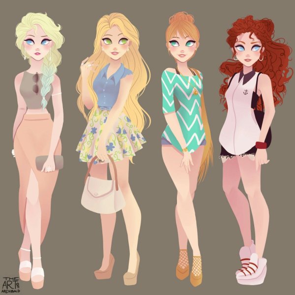 Современные принцессы Disney Моана