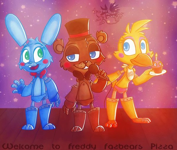 FNAF милые АНИМАТРОНИКИ