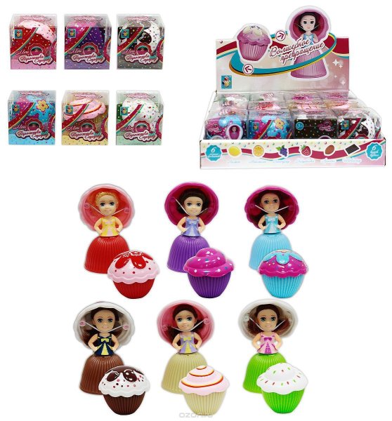 Кукла-сюрприз 1toy Пироженка в ассортименте