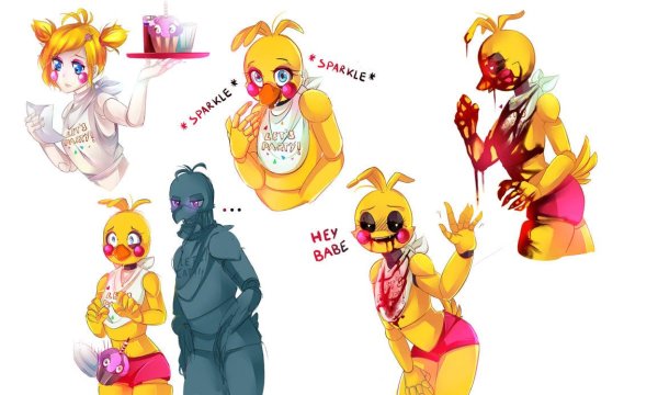 FNAF Art чика