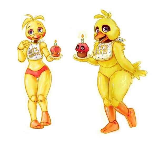 ФНАФ арты той чика