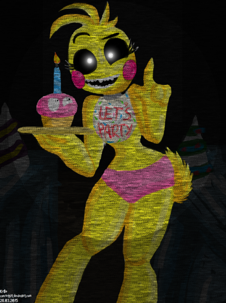 Чика ФНАФ 1 арт