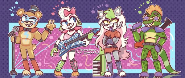 FNAF 9 Роксана x Монти