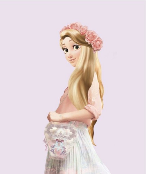 Современные принцессы Disney Рапунцель