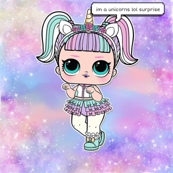 Кукла lol Единорожка