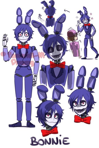 Бонни FNAF арт