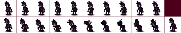 FNAF World тень Фредди