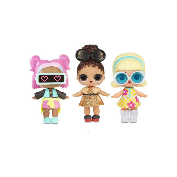 Кукла-сюрприз mga Entertainment в шаре lol Surprise 3 Confetti Pop, 8 см, 551515