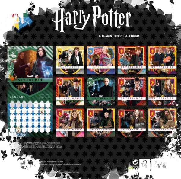 Календарь с Гарри Поттером на 2021 год