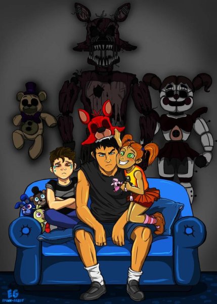 Afton Family аниме