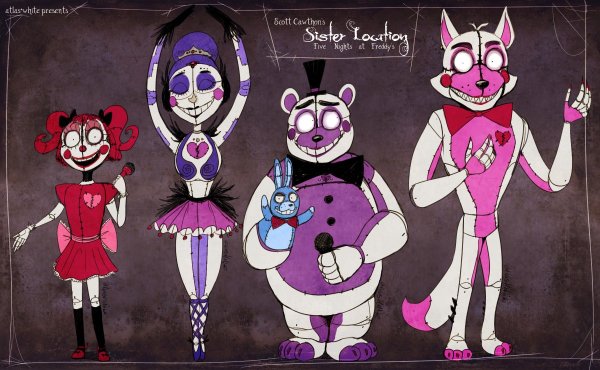FNAF систер локейшен
