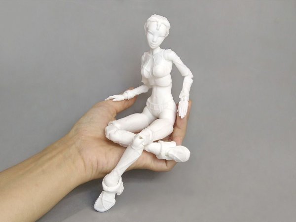 Модель STL БЖД куклы для 3d фрезера
