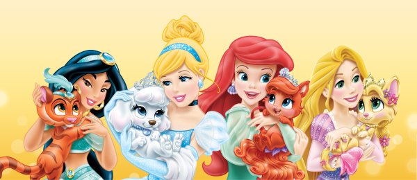 Принцессы Disney с. питомцами