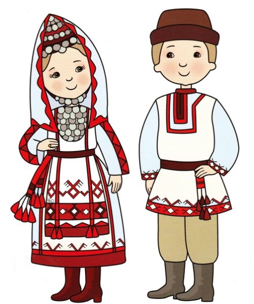 Костюм народа марийцы