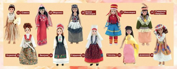 Куклы в костюмах народов мира Армения