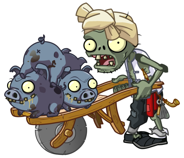 Зомби из Plants vs Zombies 2