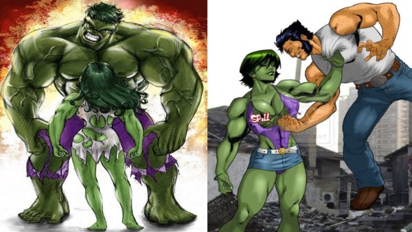 Мерзость Марвел she Hulk
