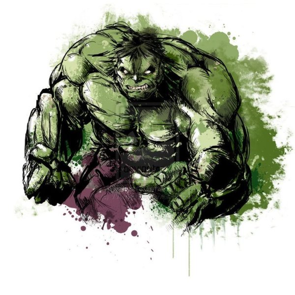 Халк Marvel Comics рисунок