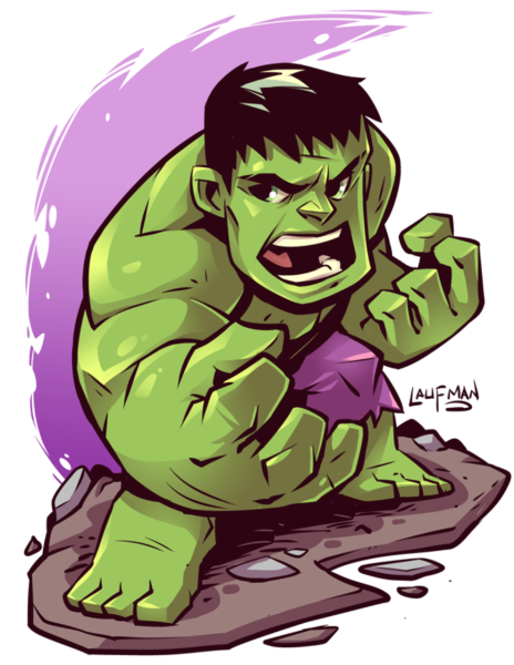 Chibi Derek Laufman Марвел