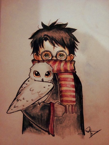 Гарри Поттер милые рисуночки