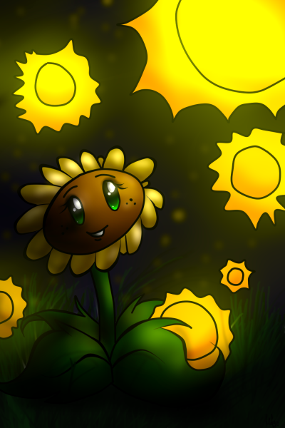Plants vs Zombies растения Sunflower