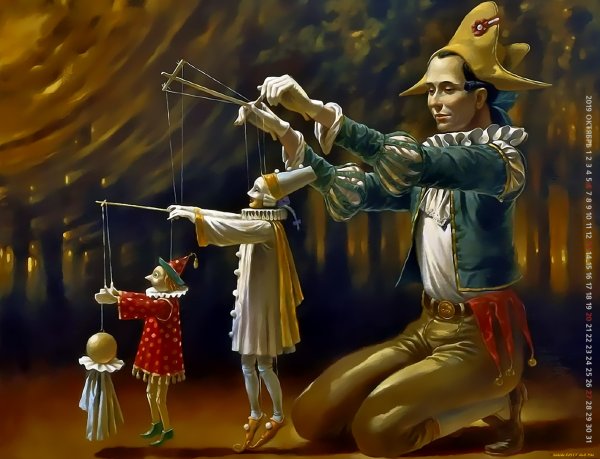 Художник Michael cheval Михаил Хохлачев марионетка