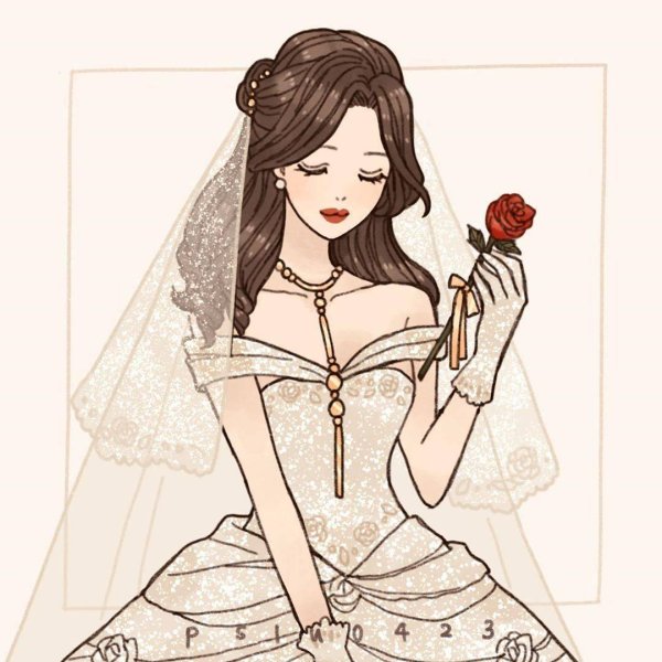 Принцесса Диснея в красивом платье арт
