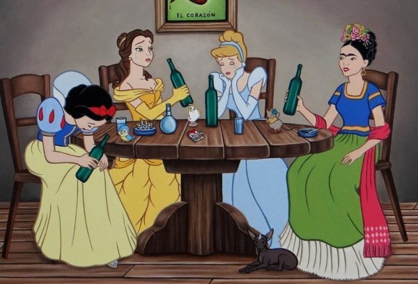Пьющие Диснеевские принцессы