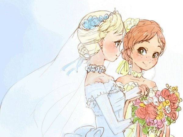 Elsa/Anna Юри свадьба