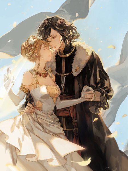 Аниме Король и Королева свадьба