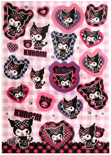 Kuromi hello Kitty Стикеры