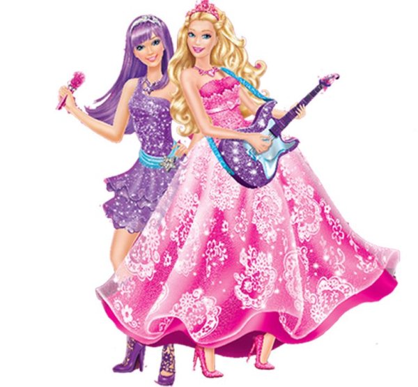 Барби принцесса и рок звезда