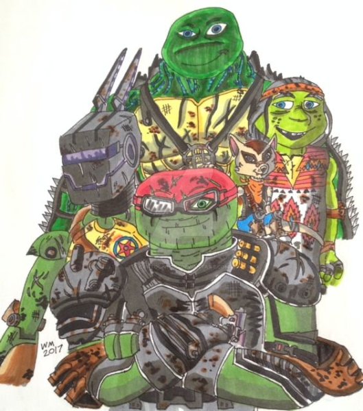 TMNT МУТАНТ апокалипсис