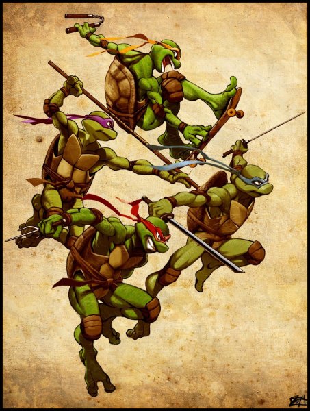 Teenage Mutant Ninja Turtles 2007 Микеланджело