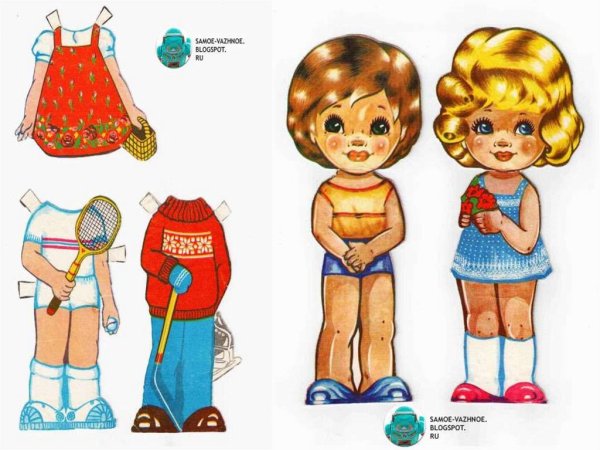 Оденем куклу на прогулку