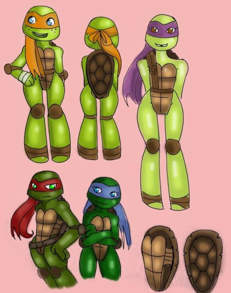 TMNT 2012 девушки