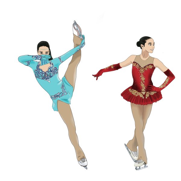 Фигурист рисунок