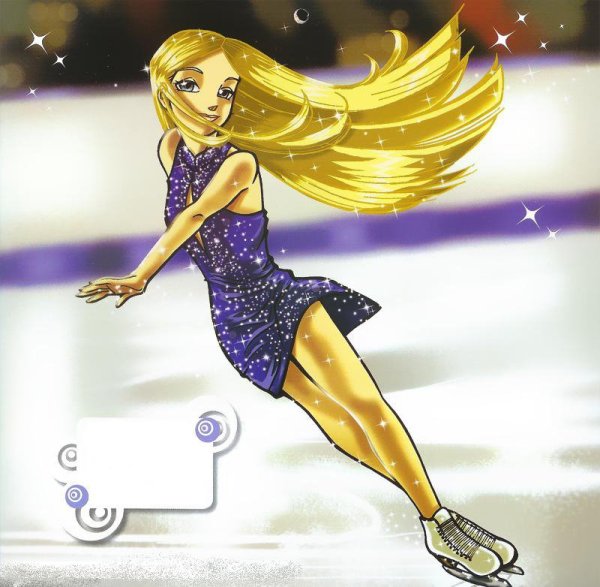 Корнелия Хейл на коньках