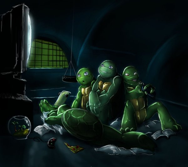 TMNT 2012 Mikey Art