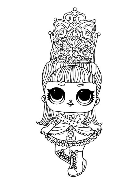 Lol her Majesty раскраска