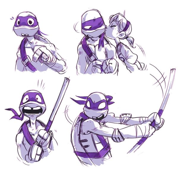 Донателло TMNT 2012 арт