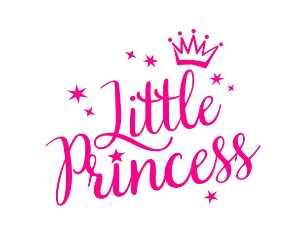 Маленькая принцесса надпись
