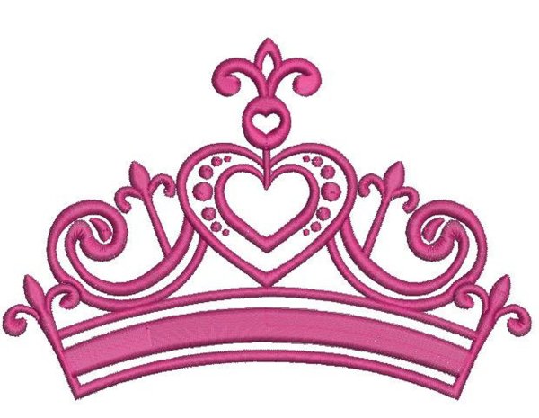 Розовая корона логотип