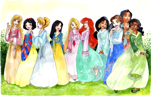 Сказочные героини девочки