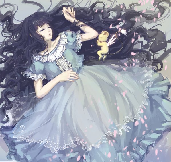 Черноволосая принцесса аниме