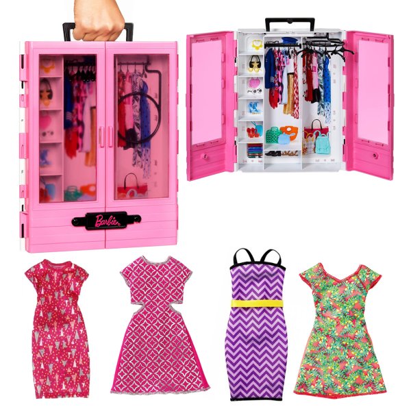 Шкаф для одежды, Barbie Mattel 17222663
