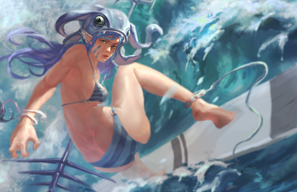 League of Legends Akali бикини