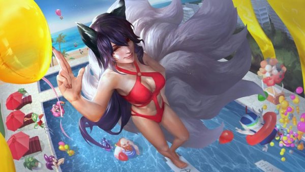 League of Legends Pool Party Ahri