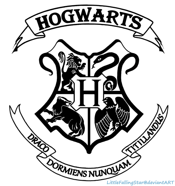 Эмблема Хогвартс из Гарри Поттера