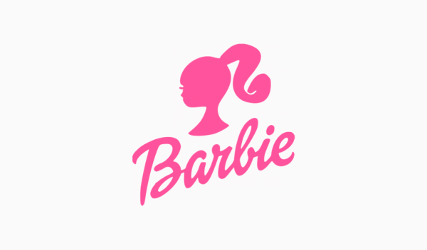 Barbie надпись розовая